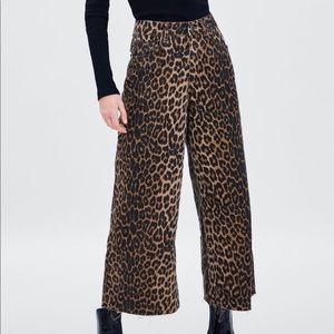 Leopard culottes
